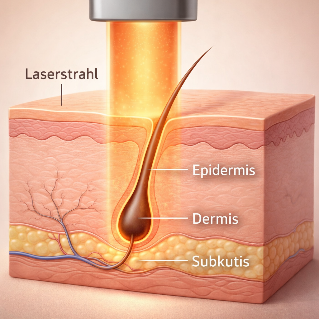 Wie funktioniert die Laser-Haarentfernung?
